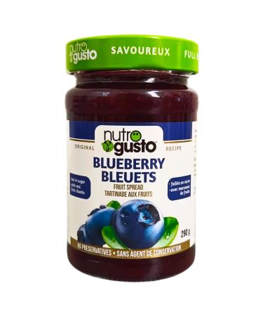 NutroGusto Jams Fruit Preserve Spread 290 g (Blueberry)