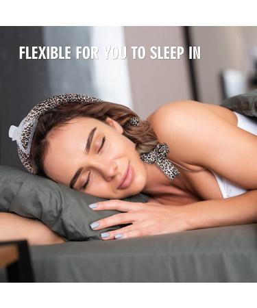 Black Heatless Curling Rod Headband - Overnight Hair Curler with Scrunchies and Clips - Buy Online on GoSupps.com
