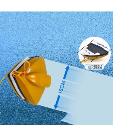 Double-Sided Magnetic Glass Wiper Cleaner 4 Gear Adjustable Magnetic Force for Double Glazed Windows Suitable for Home Office Car Glass 4-40 mm - Buy Online on GoSupps.com