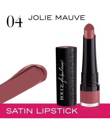 Bourjois Rouge Fabuleux Bullet Lipstick 004 Pretty Mauve 2.3g - Long-Lasting Lip Color (Pack of 1) - Buy Online on GoSupps.com
