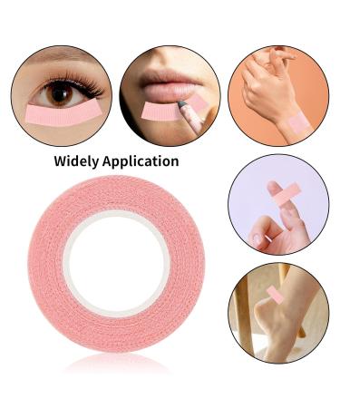 8 Rolls Pink Eyelash Extension Tape - 9m/10 Yard Breathable Adhesive for Makeup Supplies - Buy Online on GoSupps.com
