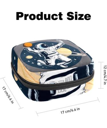 Stylish Menstruation Pad Bag with Zipper | Women's Napkin & Tampon Collection Bag - Perfect for Sports & Basketball | Colorful Options Available - Buy Online on GoSupps.com