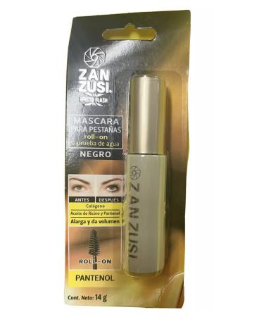 ZAN ZUSI Waterproof Black Roll On Mascara 14g From Mexico