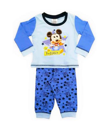 Merchimpo Baby Girls Boys Pyjamas Set Disney Cartoon Character PJs 6 9 12 18 24 Months 6-9 Months Mickey Mouse Huggable