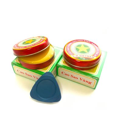 20g Golden Star Aromatic Balm (2x10g) - Natural Remedies Essential Oils + Opener - Buy Online on GoSupps.com