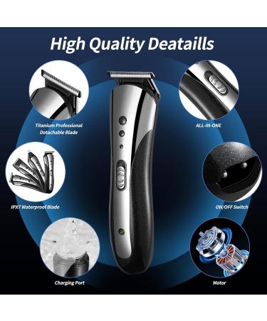 Beard Trimmer Men Eojjoisee Hair Clippers Men Nose & Ear Trimmer All-in-One Body Groomer Men Kit Cordless Rechargeable Hair Clippers with 3 Limit Combs Stainless Steel Blades (3 in 1) - Buy Online on GoSupps.com