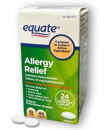 FUSION SHOP STORE Smart choices meaningful life! Cetirizine Hydrochloride10mg- Tablets 45 Count (Pack of 1) - Buy Online on GoSupps.com