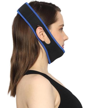 Anti-Snoring Chin Strap with Nose Clip - Natural Sleep Aid | Adjustable Belt for Men and Women | HealthGoodsIn - Buy Online on GoSupps.com
