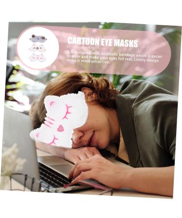 Beaupretty 6 Pcs Plush Eye Masks | Furry Cartoon Sleep Masks & Blackout Eye Covers for Adults | Travel Cotton Eye Patches - Buy Online on GoSupps.com