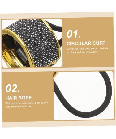 minkissy 6 Sets Ponytail Cuff Holder Ponytail Holder Cuff Metal Hair Ties Gothic Punk Metal Ponytail Holder Metal Hair Ties Circle Ponytail Cuff Wrap Ponytail Cuffs for Girls Round Yiwu - Buy Online on GoSupps.com