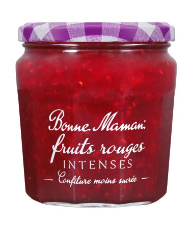 Bonne Maman - Intense Red Fruit Jam - Rich in Fruits and less sweet - 335g