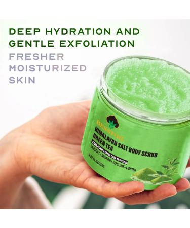  Besstoil 100% Organic Himalayan Body Scrub Rich in Natural Minerals Suitable for All Skin 250g (Green Tea) - Buy Online on GoSupps.com