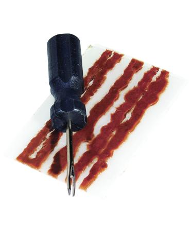 Genuine Innovations Tubeless Tire Repair Kit with Bacon for Bicycle Tires, Black