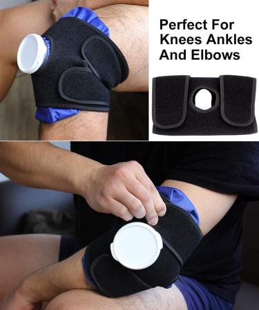 Ice Bag for Injuries & Pain Relief - 4 Pack 6 inch Reusable Cold Pack with Screw Top Lid - Buy Online on GoSupps.com