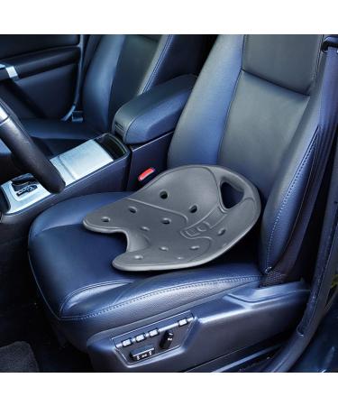 BackJoy SitSmart Posture Core Seat Pad for Lower Back Pain Relief - Improve Posture on Car, Office Chairs - Waterproof Portable Design for Adults M-XL (Onyx) - Buy Online on GoSupps.com