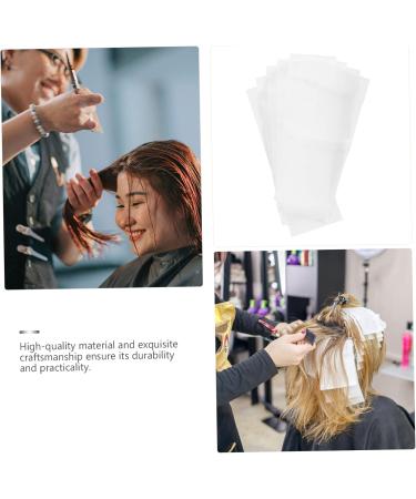 Beavorty 50 Sheets highlight stickers hair paper wraps Hairdressing Tool Hair Coloring Paper blonde hair dye bubble hair dye Salon Hair Dye Paper piece of paper white - Buy Online on GoSupps.com