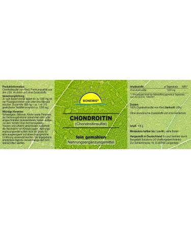 Premium Chondroitin Sulfate from Beef - 100g Can | Bonemis - No Additives USA Quality - Buy Online on GoSupps.com