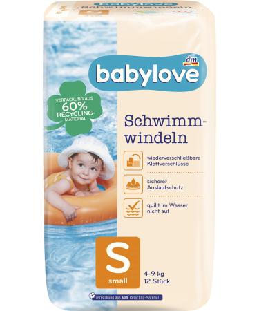 Babylove wet wipes diapers changing mats and more. (1x 12 pieces swim diapers size S) 1x 12 pieces swim diapers size S