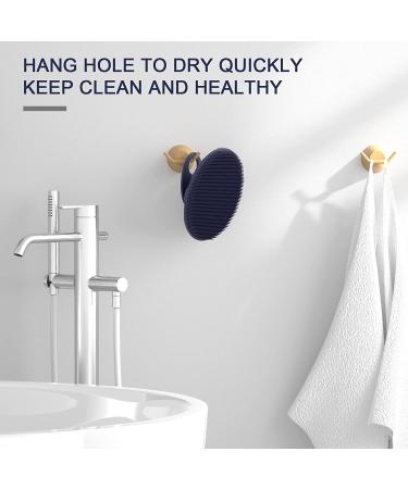 BEAUTAIL Silicone Body Scrubber - Gentle Exfoliating Bath Brush for Women, Men, Baby - Easy to Clean - More Hygienic - Lathers Nicely - 1 Pack Blue - Buy Online on GoSupps.com