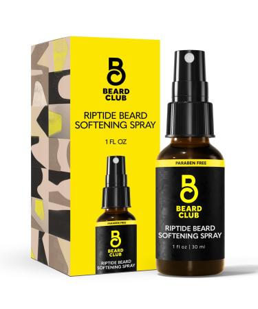 The Beard Club Riptide Beard Softening Spray by Beard Club - Nourishing & Styling Formula for Enhanced Beard Growth Softness & Shine - Enriched with Natural Ingredients for Healthy Facial Hair Riptide Spray