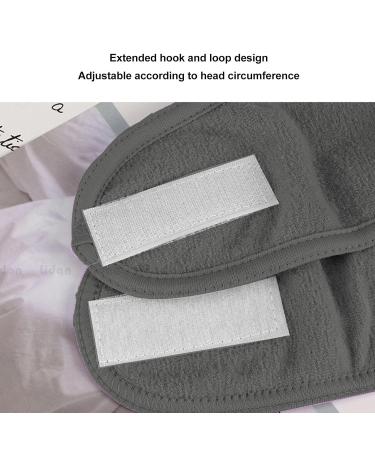 Soft Lash Pads for Eyelash Extensions - Comfortable 3pcs Multifunctional Forehead Band Towel (Grey) | International Shipping Available - Buy Online on GoSupps.com