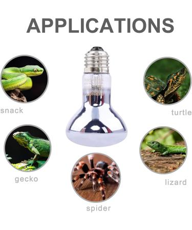 DERNORD Reptile Basking Heat Lamp 100W - 2-Pack for Lizards Turtles & Bearded Dragons - Ideal Heat Bulb Solution - Buy Online on GoSupps.com