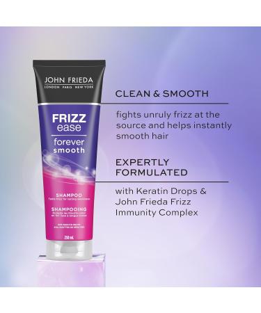 John Frieda Frizz Ease Forever Smooth Frizz Fighting Shampoo & Conditioner Set For Smooth Hair| Phthalate Free Formula Cruelty Free (2 x 250 mL) - Buy Online on GoSupps.com