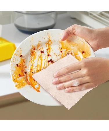 Loofah Dishwashing Sponges Thicken Eco Scrub Scourer Eco Scrub Scourer Non-Scratch Dishwashing Sponge Eco-Friendly for Pans and Pots Rowces - Buy Online on GoSupps.com