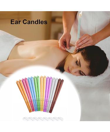 16 Pcs Natural Beeswax Ear Candles for Wax Removal and Relaxation - Buy Online on GoSupps.com