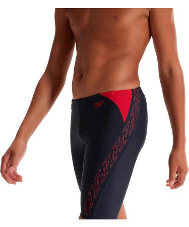 Speedo Boys Hyper Boom Splice II Swim Trunks - 5 Years Navy/Fed Red | Shop Internationally - Buy Online on GoSupps.com