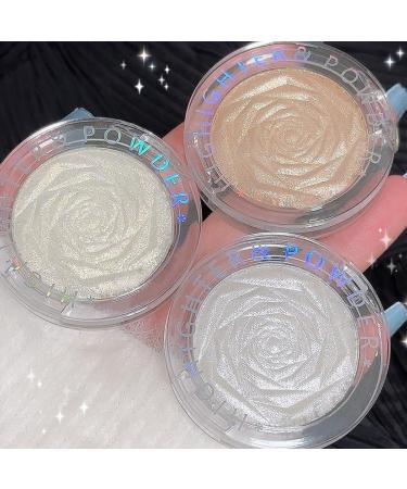 Pearl White Highlighter Makeup - Shimmer Glitter Diamond Eyeshadow Palette for Face & Body - EVpct 0.1 oz - Buy Online on GoSupps.com