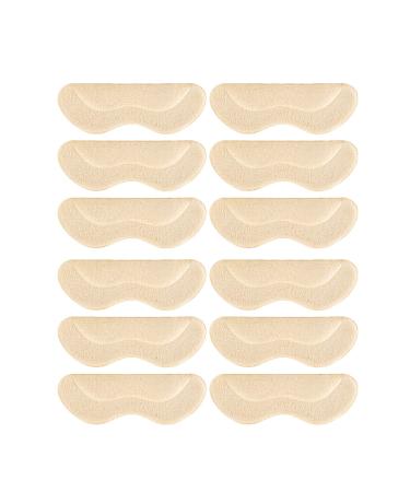 Pairs Shoe Heel Pads PairsHeelCushion Pads Heel Grips Liner Cushions InsertsforLoose Shoes Heel Pads InsertPreventToo Big Blisters  Heel Slipping FillerforLoose Shoe Fit (6 APRICOTS-APRICOTS)