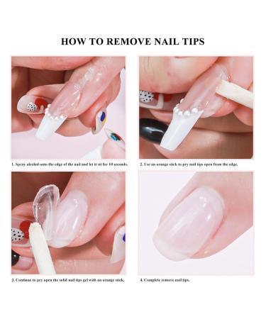 Gel Glue For False Nail - Nail Extension Glue | Quick Drying Adhesive Solid Rhinestone Glue With Remover For Press On Nails Tips Salon Art Lamp Curing Needed - Buy Online on GoSupps.com