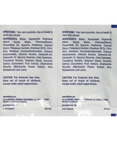 Wet Ones Sensitive Skin Extra Gentle Wipes Singles - 24 Count - Buy Online on GoSupps.com