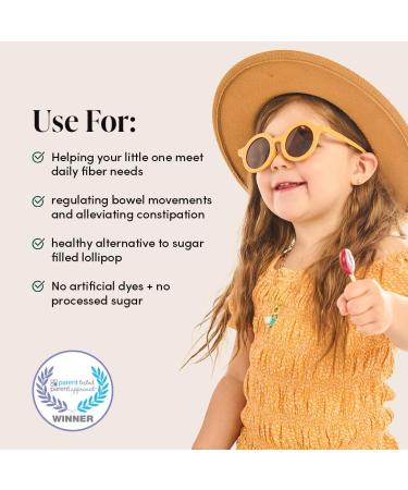 Kids Prebiotic Fiber Lollipops by Beekeeper's Naturals - Doctor Formulated Fiber Supplement Supports Digestive Regularity 3g of Fiber & Honey Raspberry Blast & Sweet Cherry Variety Pack 15 ct Fiber Lollipops (Raspberry  - Buy Online on GoSupps.com