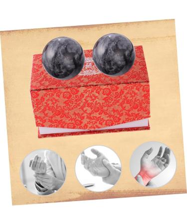 Minkissy 6-Piece Natural Jade Fitness & Rehabilitation Balls | Massage & Trigger Balls for Seniors | Baoding Health Balls for Elderly Wellness - Buy Online on GoSupps.com
