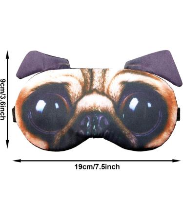 10-Piece Cute Animal Sleep Mask Set | Soft Blindfold Eye Cover for Men and Women | Adjustable Strap | Cat and Dog Design - Buy Online on GoSupps.com