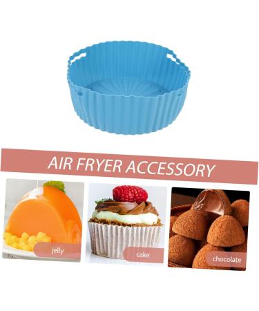 Alipis Kitchen Handle Reusable Food Design Non-Stick Supply - Liner Fryer Accessory Pad Blue 19X19X7CM - Buy Online on GoSupps.com