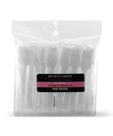 Artist's Choice Disposable Mini Makeup Spatulas - 108 Count Pack for Dividing and Removing Cosmetics Easily - Buy Online on GoSupps.com