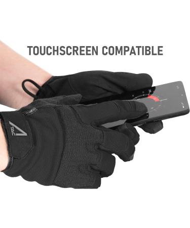 Ace Schakal Tactical Outdoor Gloves | Touchscreen Airsoft Paintball & Shooting Sports | Sizes S to XXL - Black - Buy Online on GoSupps.com