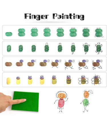 Washable Kids Ink Pad 5x4'' - Black - Ideal for Children's Stamping Projects - Buy Online on GoSupps.com