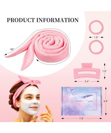 Heatless Curlers for Long Hair | 60 Extra-Long Curl Bands | Overnight DIY Pink Hair Set with Forehead Strap - Buy Online on GoSupps.com