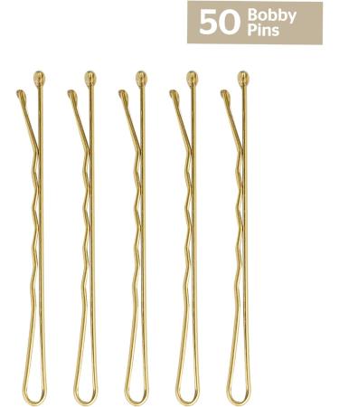 Brushworks Blonde Bobby Pins - 50 Pieces - Buy Online on GoSupps.com