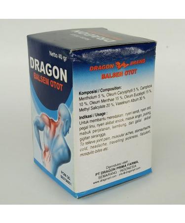 Dragon Balsem Otot - Powerful Muscular Balm - 40g - Buy Online on GoSupps.com