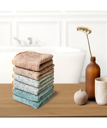 Phogary Microfiber Makeup Towel - 6 Washable Facial Cleaning Cloths for Gentle Makeup Removal | 20x20 cm Carbon Fiber Washcloths - Buy Online on GoSupps.com