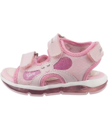 Geox Baby Girl's Pink Sandal - Size 9 UK | Breathable and Comfortable - Buy Online on GoSupps.com