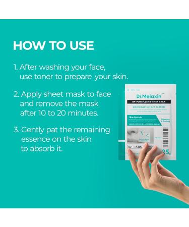 Buy BP Pore Clear Facial Mask 5EA - Deep Cleansing Hydrating International Shipping Available - Buy Online on GoSupps.com