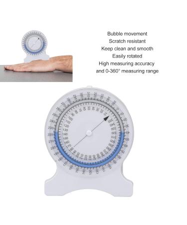 Inclinometer Good Sealing Bubble Therapy Inclinometer Scratch Resistant Clean Easy Rotation Non Leak for Students Professionals for Measure Motion Range (Blue) - Buy Online on GoSupps.com
