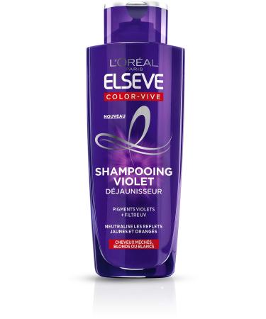 L'Oréal Paris Elsève Color-Vive Yellow-Removing Violet Shampoo 200 ml - Pack of 4