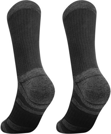 YUEDGE Women's Walking Hiking Socks 5 Pairs - Anti Sweat Cushioned Athletic Crew Socks for Ladies 6-11 9-11 | Multicolor Boot Socks - Buy Online on GoSupps.com